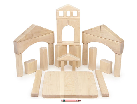 30 pc. Deluxe Expansion Maple Building Blocks