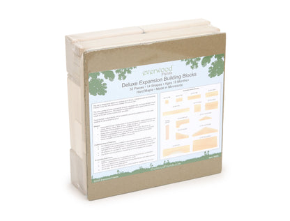 30 pc. Deluxe Expansion Maple Building Blocks