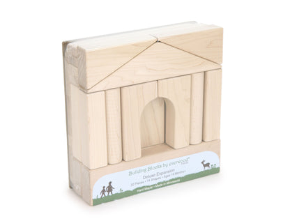 30 pc. Deluxe Expansion Maple Building Blocks