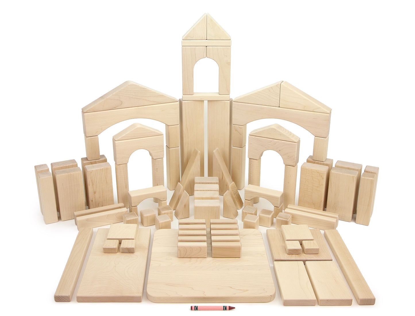 90 pc. Deluxe Set Maple Building Blocks