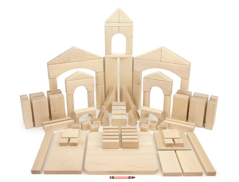 90 pc. Deluxe Set Maple Building Blocks