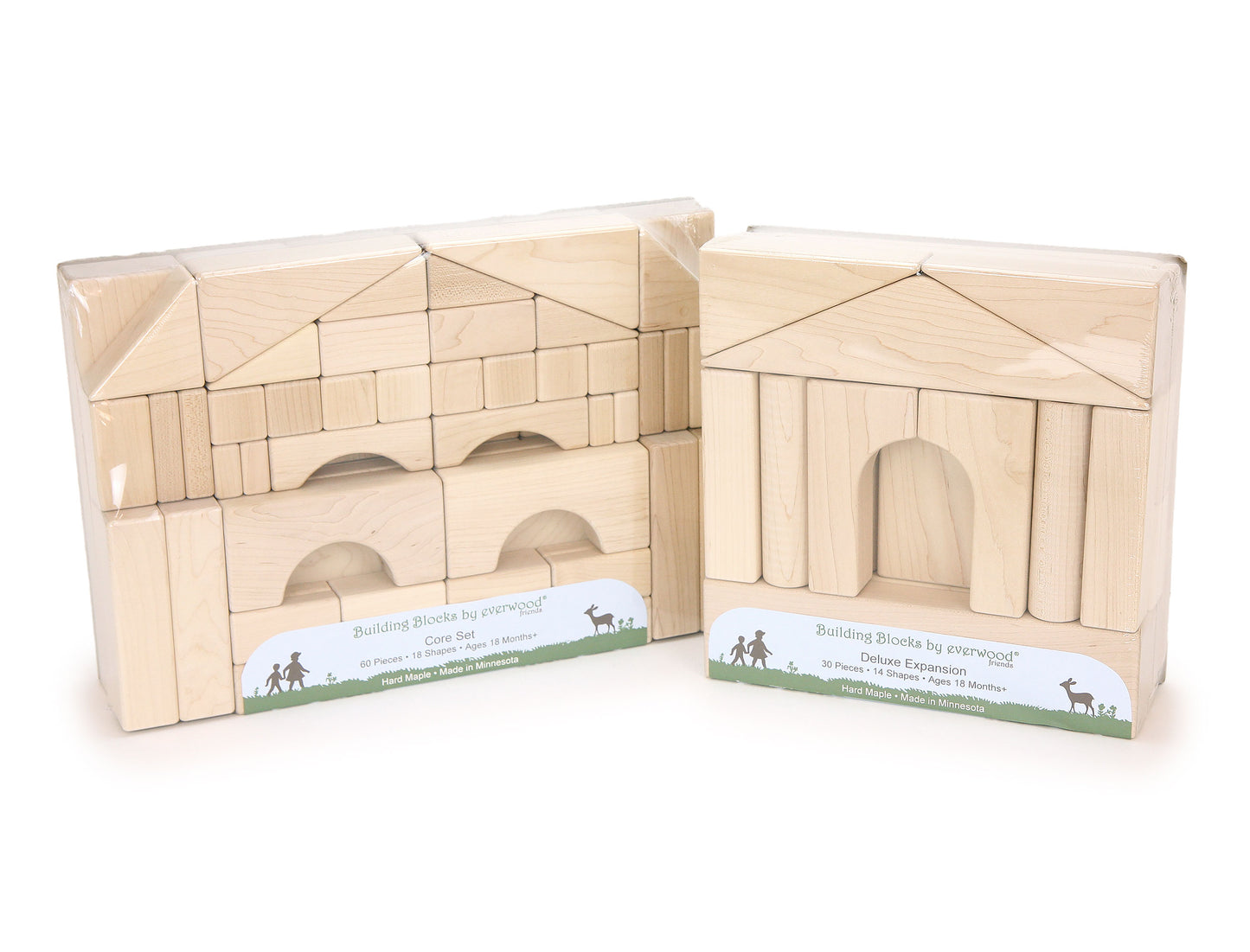 90 pc. Deluxe Set Maple Building Blocks