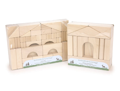 90 pc. Deluxe Set Maple Building Blocks