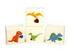 LIMITED! Valentine Dinosaurs 4 pc. Gem Block Set