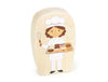 LIMITED! Donut Baker Girl - Thick 5.25" Double-sided 1:12 Scale Maple Figure