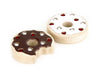 LIMITED! Valentine Red & White Sprinkle Donuts 2 pc. Gem Blocks