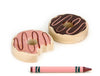 LIMITED! Valentine Frosted Donuts 2 pc. Block Set