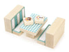 LIMITED! Donut Shop Booth 8pc. Carved Building Block Set
