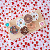 LIMITED! Valentine Frosted Donuts 2 pc. Block Set