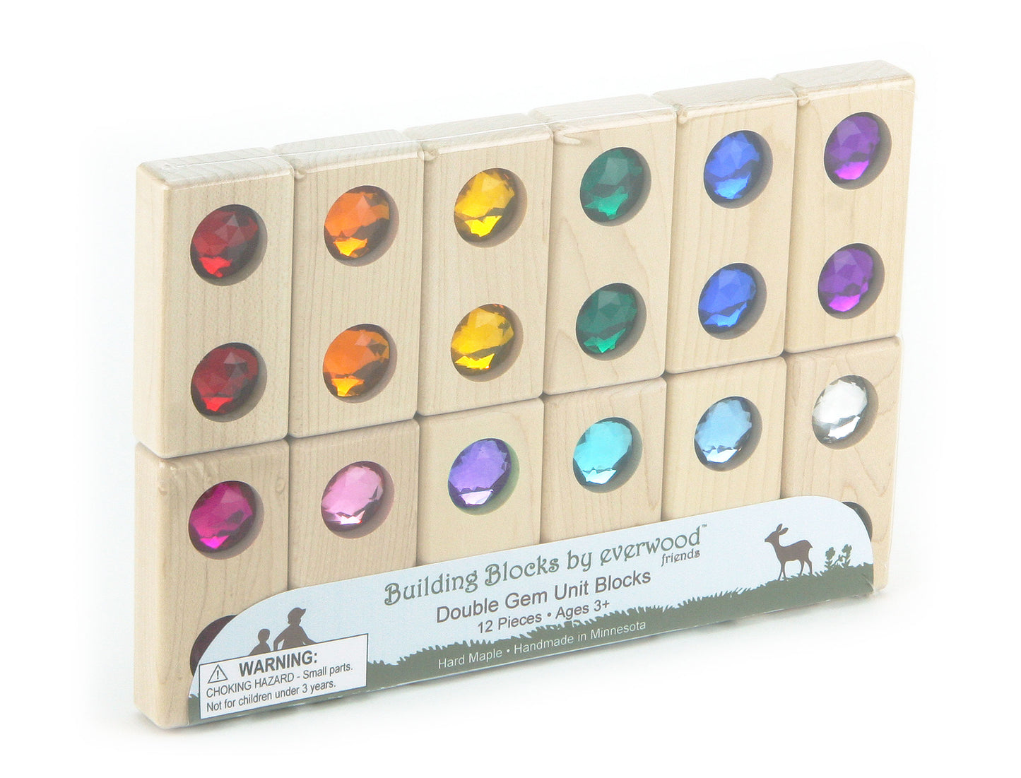 12 pc. Double Gem Blocks