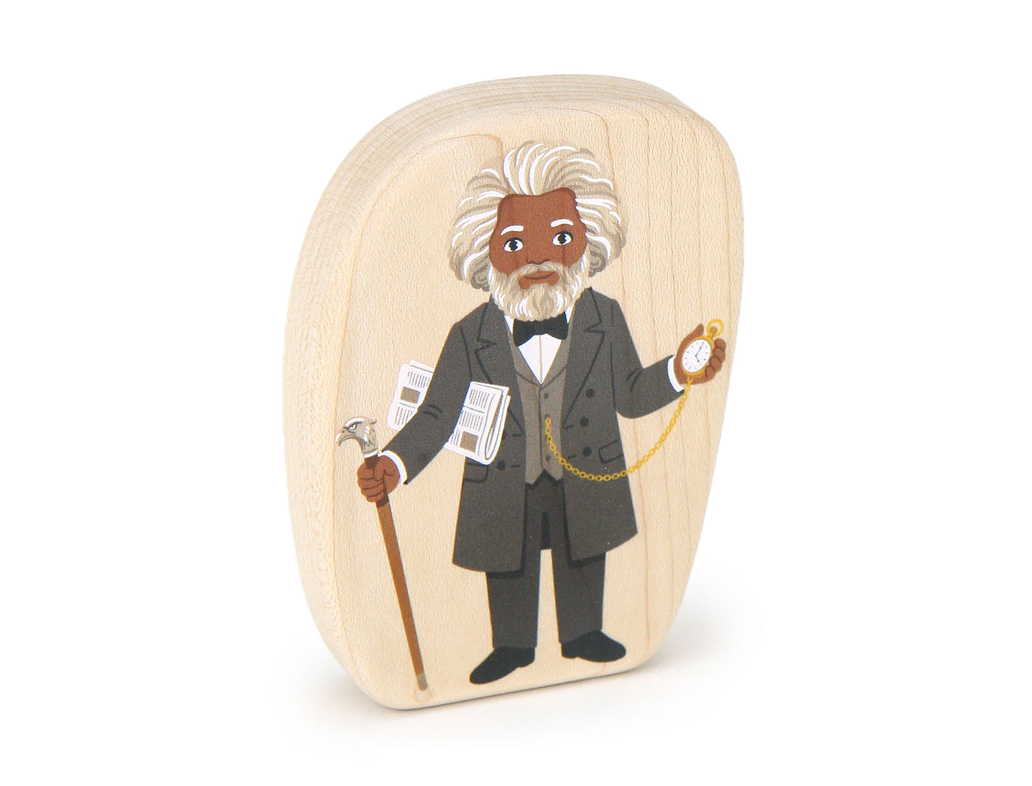 Frederick Douglass - 3.25" Double-sided 1:24 Scale Maple Figure