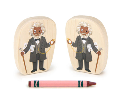 Frederick Douglass - 3.25" Double-sided 1:24 Scale Maple Figure