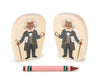 Frederick Douglass - 3.25" Double-sided 1:24 Scale Maple Figure