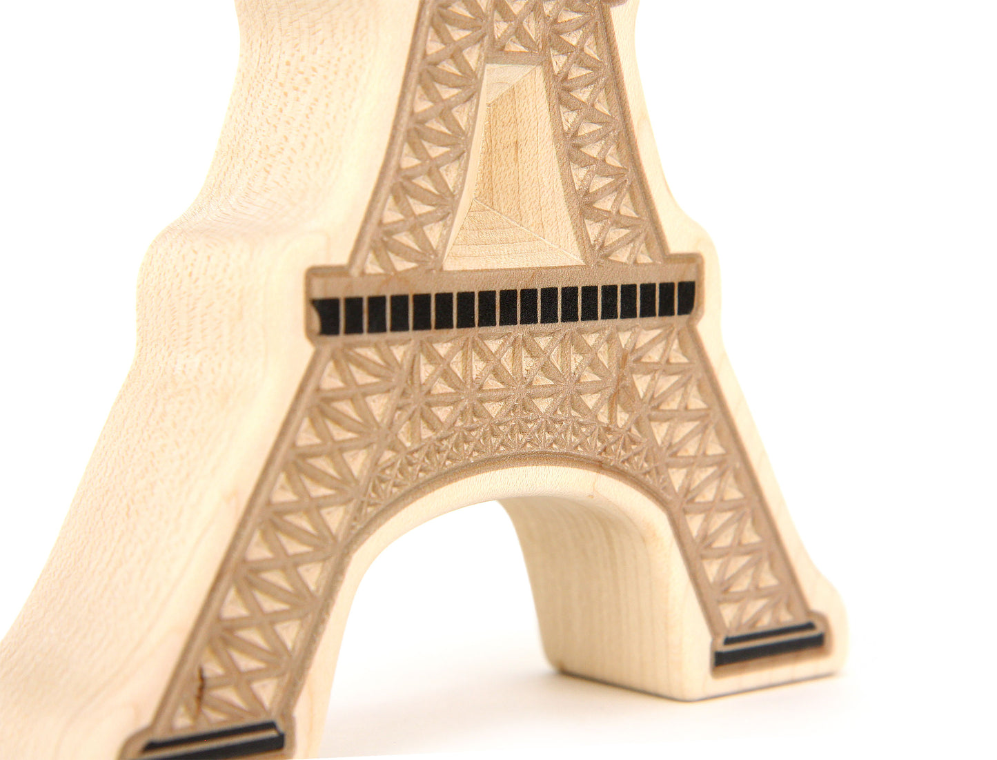 LIMITED! 10" Eiffel Tower Carved Block