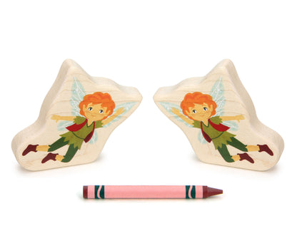 Orange Fairy - 3" Double-sided 1:24 Scale Maple Figure