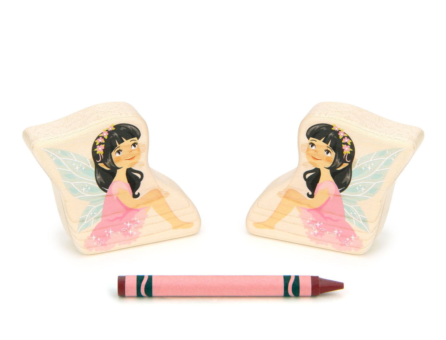 Pink Fairy - 2.8" Double-sided 1:24 Scale Maple Figure