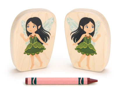 LIMITED! Autumn Acorn Fairy - 3.25" Double-sided 1:24 Scale Maple Figure