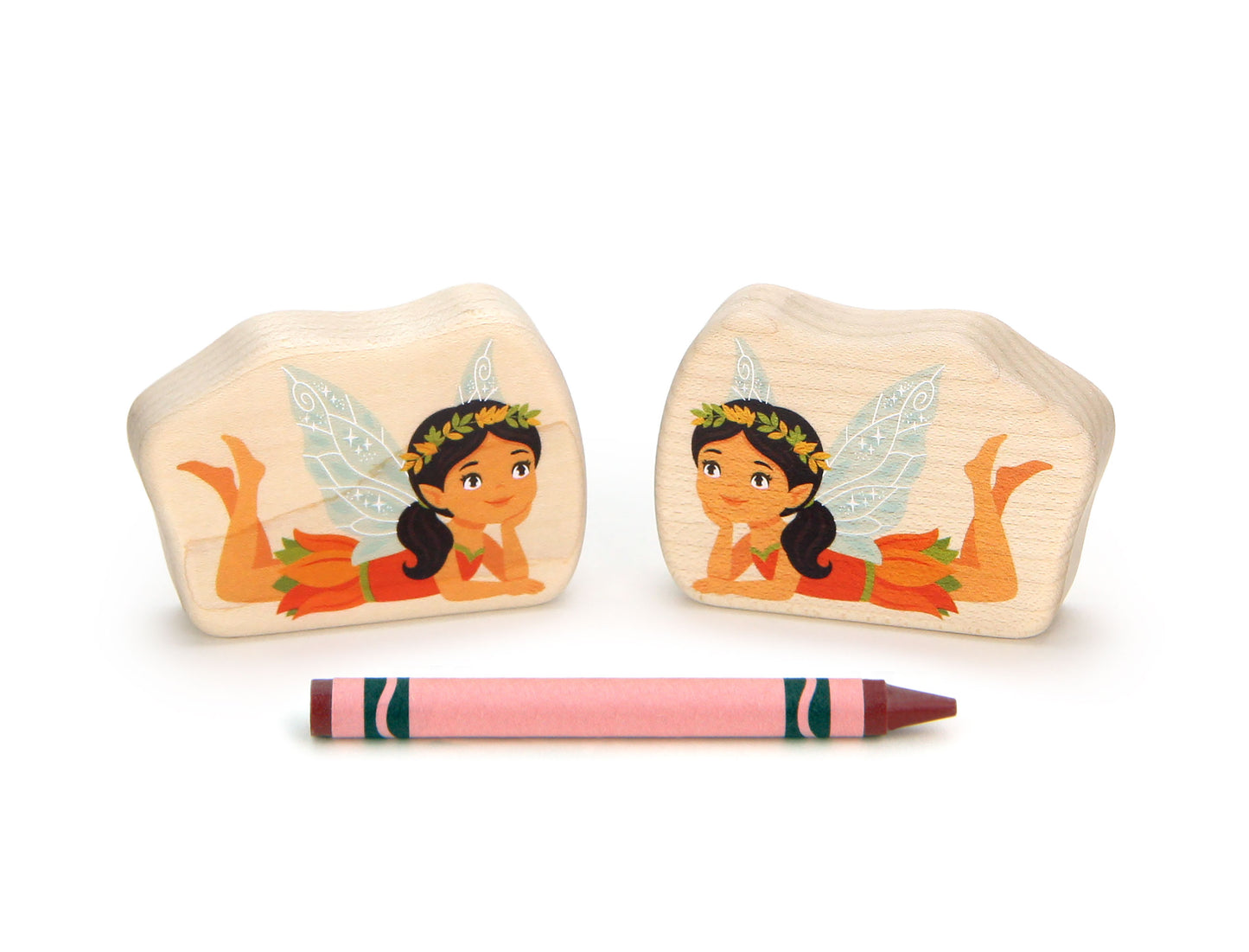 LIMITED! Autumn Leaf Fairy - 2.6" Double-sided 1:24 Scale Maple Figure
