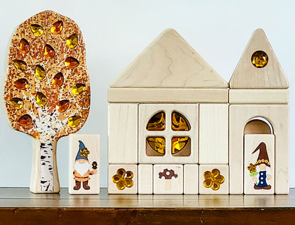 LIMITED! Autumn Birch Tree Maple Building Block