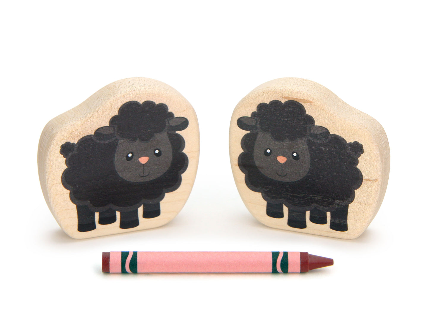 Black Sheep - 2.75" Double-sided 1:24 Scale Maple Figure