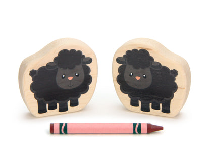 Black Sheep - 2.75" Double-sided 1:24 Scale Maple Figure