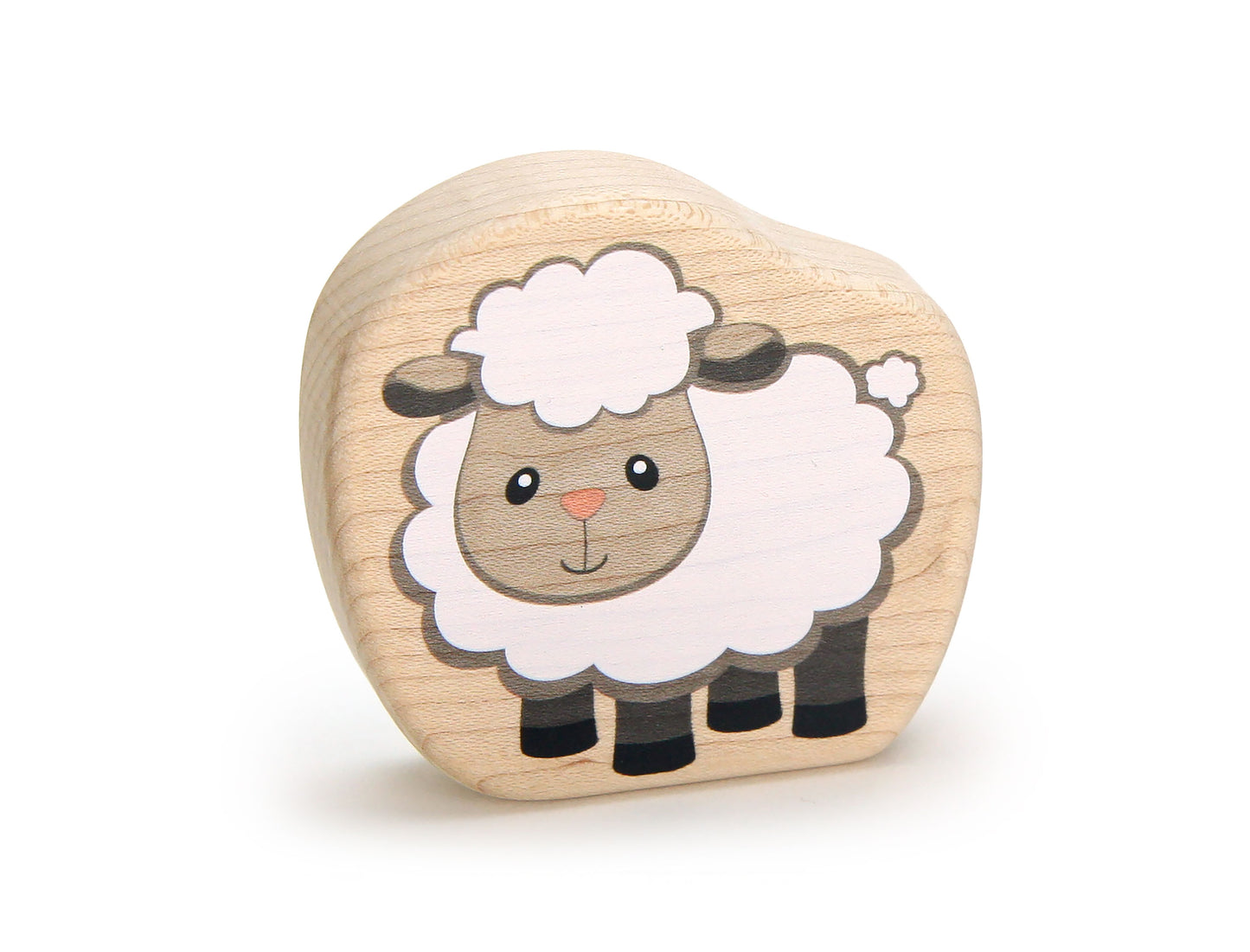 White Sheep - 2.75" Double-sided 1:24 Scale Maple Figure