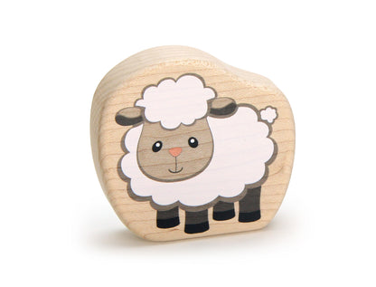 White Sheep - 2.75" Double-sided 1:24 Scale Maple Figure