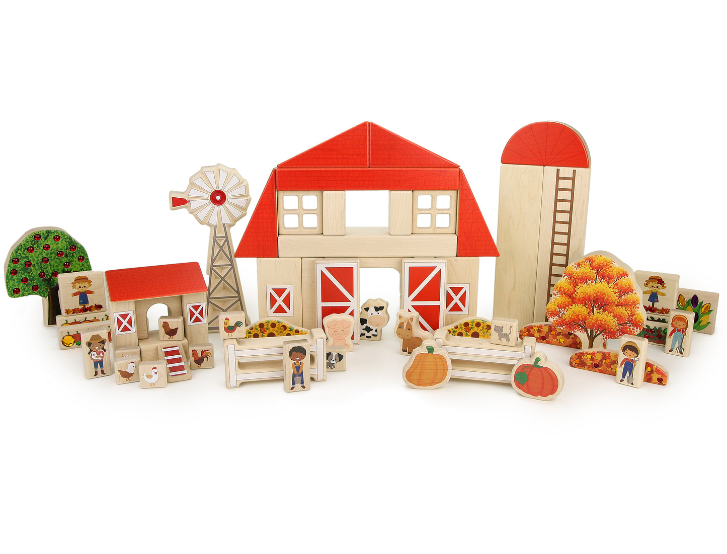 LIMITED! Little Farmers 8 pc. Block Set