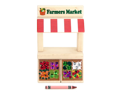 LIMITED! Farmers Market Maple Building Block Set