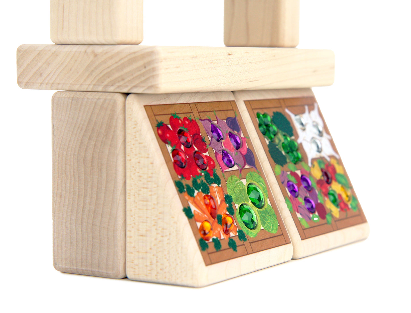 LIMITED! Farmers Market Maple Building Block Set