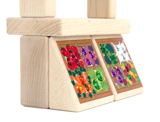 LIMITED! Farmers Market Maple Building Block Set