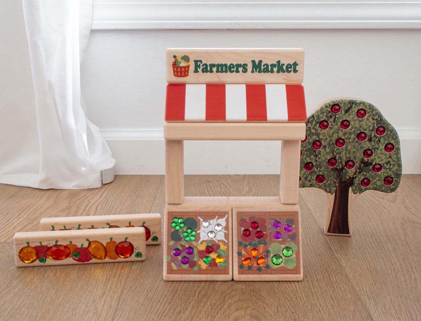 LIMITED! Farmers Market Maple Building Block Set