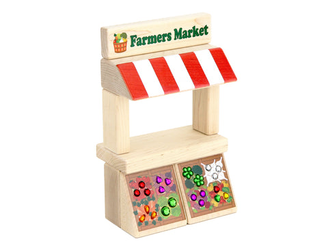 LIMITED! Farmers Market Maple Building Block Set