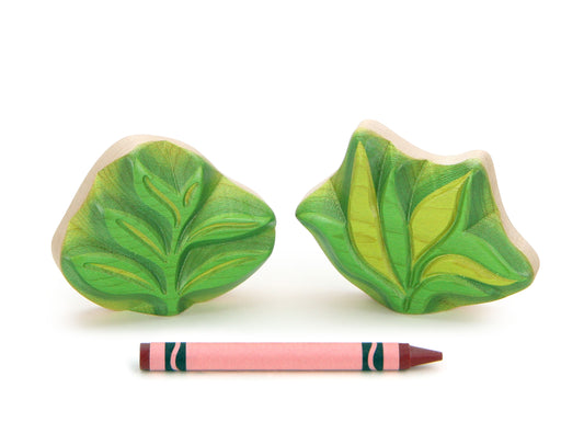 Carved Ferns 2 pc. Shape Block Set