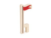 Double-sided Notch Block Castle Flag
