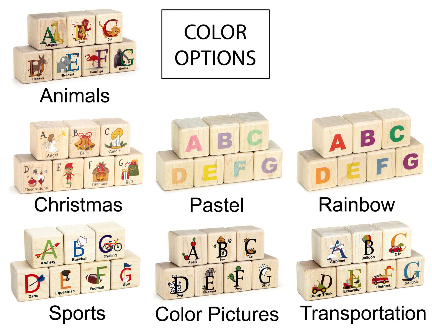 28 pc. Alphabet Blocks Baby Shower Activity Kit