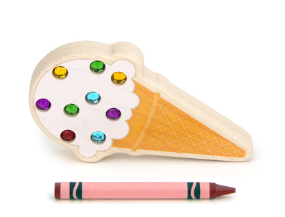LIMITED! Ice Cream Cone - Food Shape Gem Block