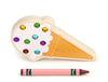 LIMITED! Ice Cream Cone - Food Shape Gem Block