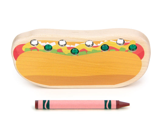 LIMITED! Hot Dog - Food Shape Gem Block