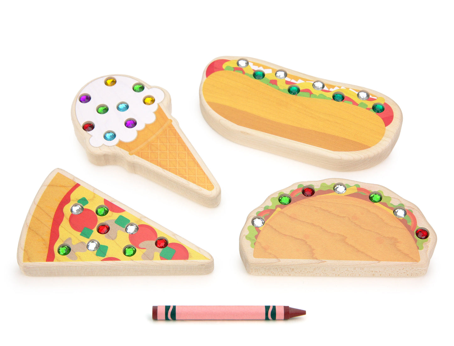 LIMITED! Hot Dog - Food Shape Gem Block