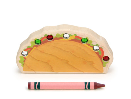 LIMITED! Taco - Food Shape Gem Block