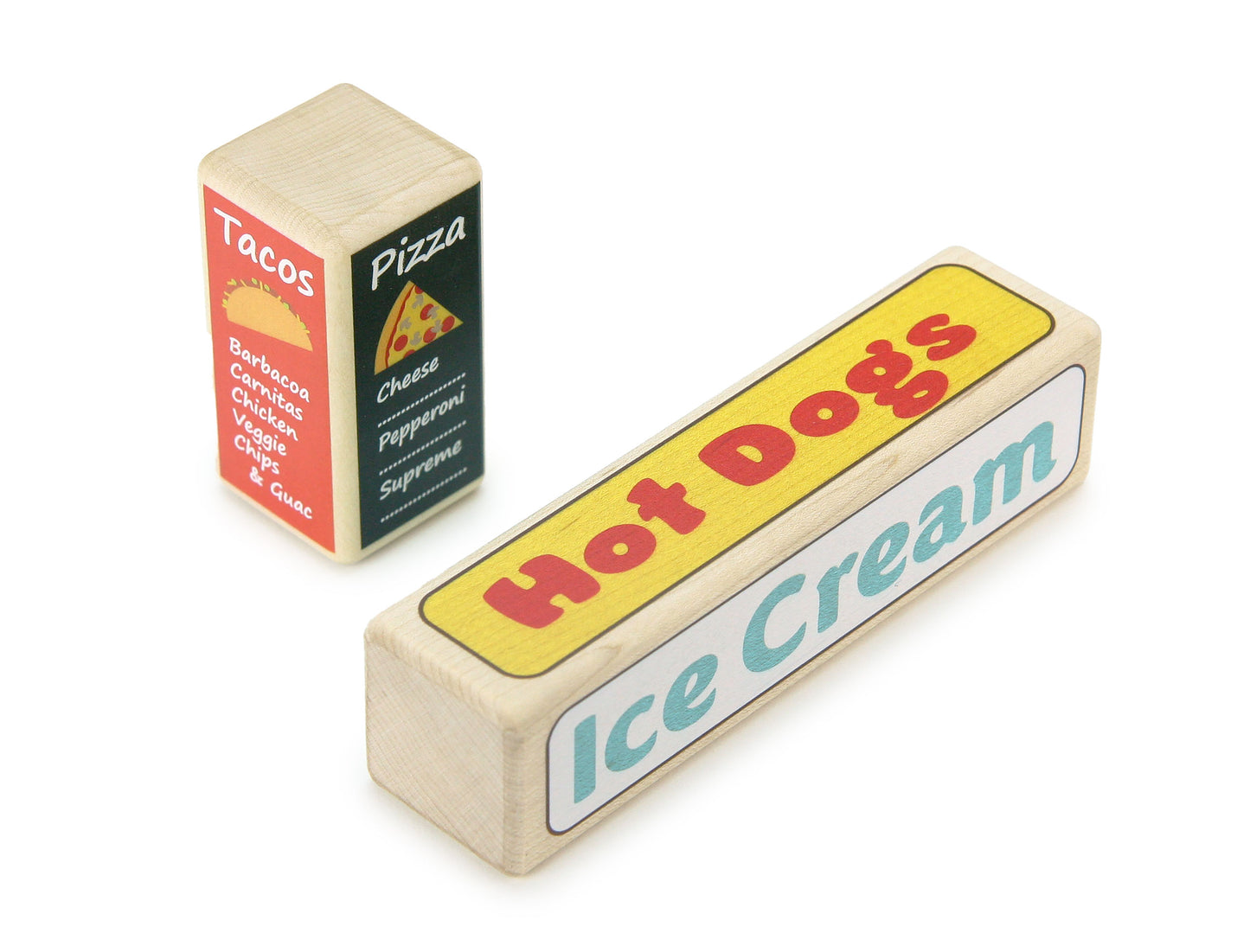 LIMITED! Food Truck 20 pc. Maple Building Block Set