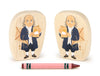 Ben Franklin - 3.25" Double-sided 1:24 Scale Maple Figure