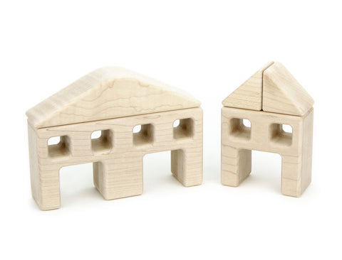 5 pc. Little Town Blocks Garage Set