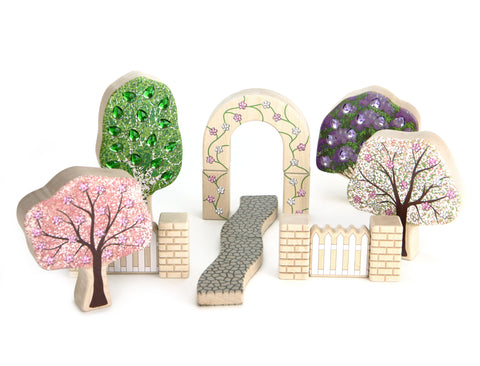 Trees and Flower Building Blocks