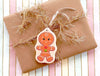 Gingerbread Man Solid Maple Ornament