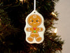 Gingerbread Man Solid Maple Ornament