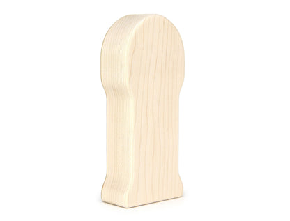 LIMITED! Grandfather Clock Carved Maple Gem Building Block