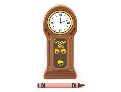 LIMITED! Grandfather Clock Carved Maple Gem Building Block
