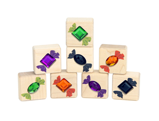 LIMITED! Halloween Candies 8 pc. Gem Block Set